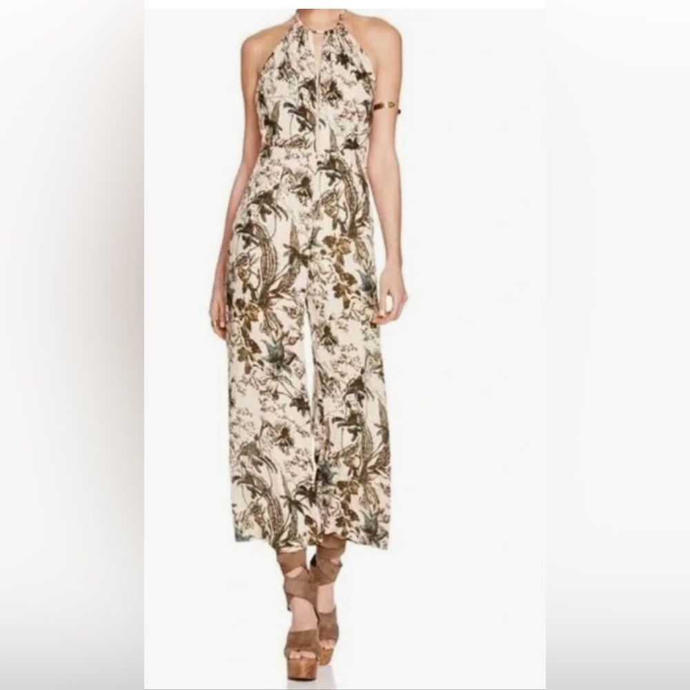 Free People Floral Jumpsuit
